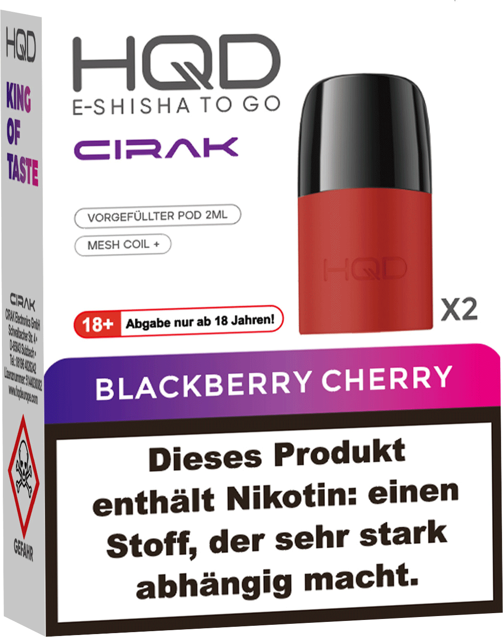 HQD Cirak Blackberry Cherry