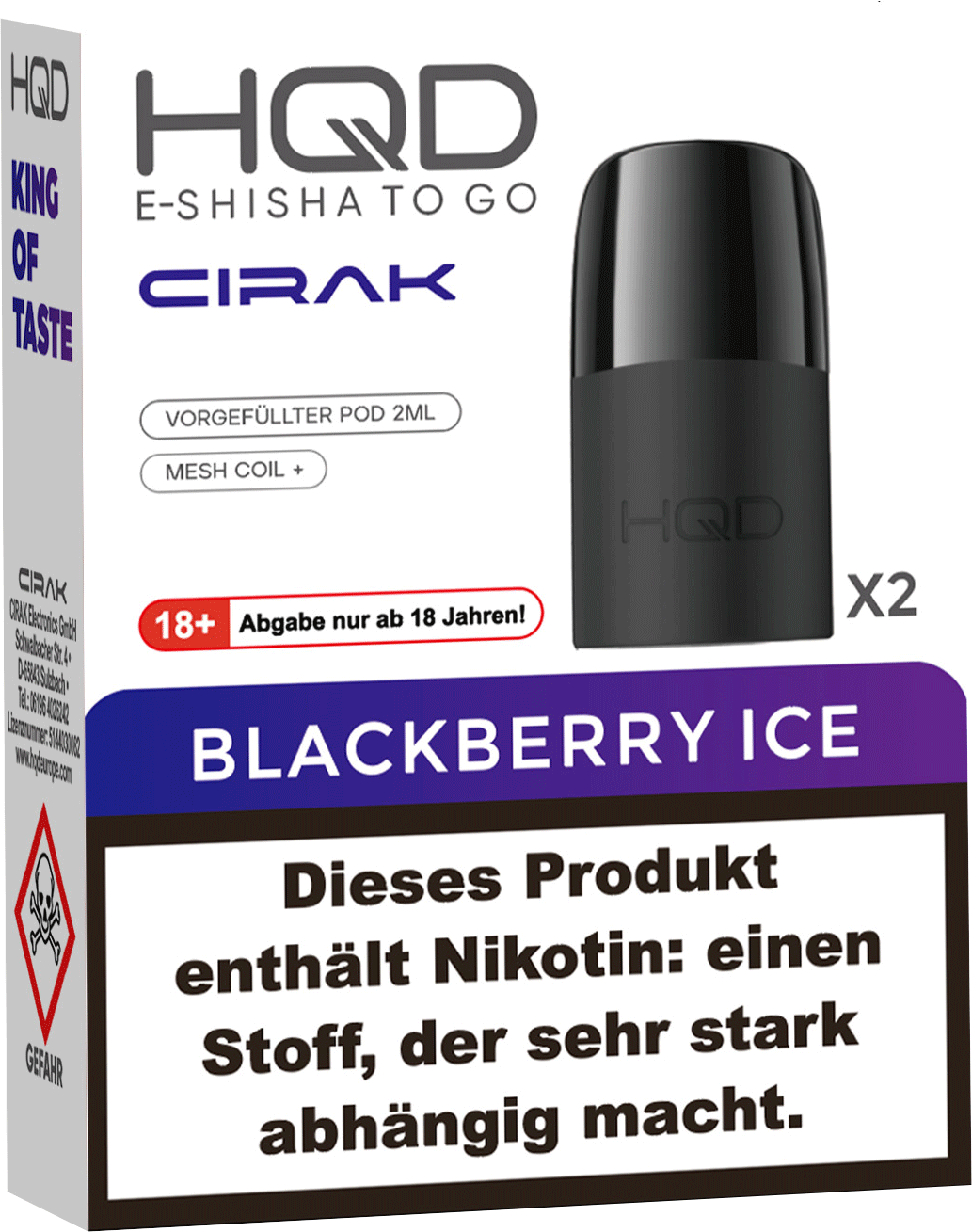 HQD Cirak Blackberry Ice