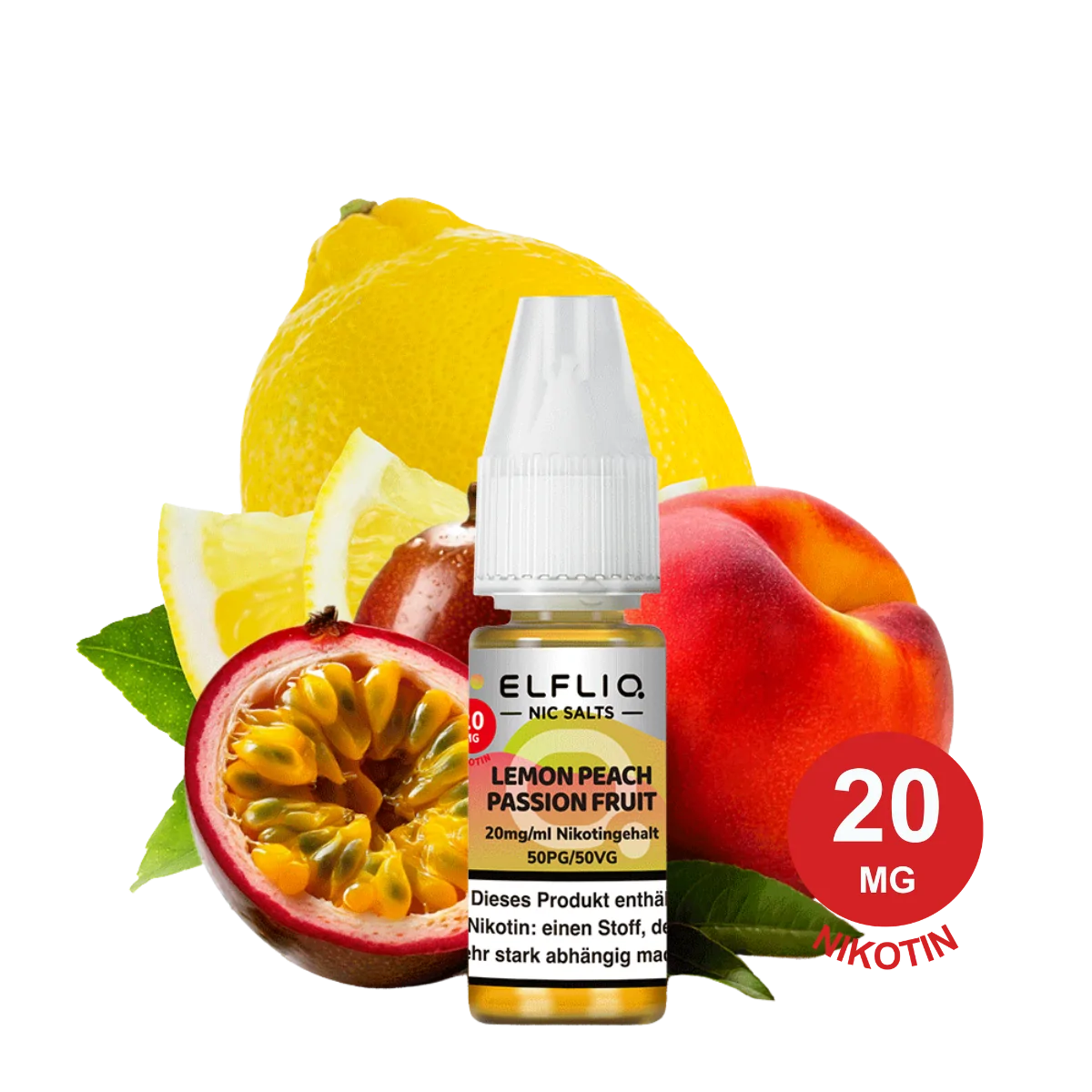 ELF BAR - Elfliq *NEU* Lemon Peach Passionfruit - 20mg Nikotin