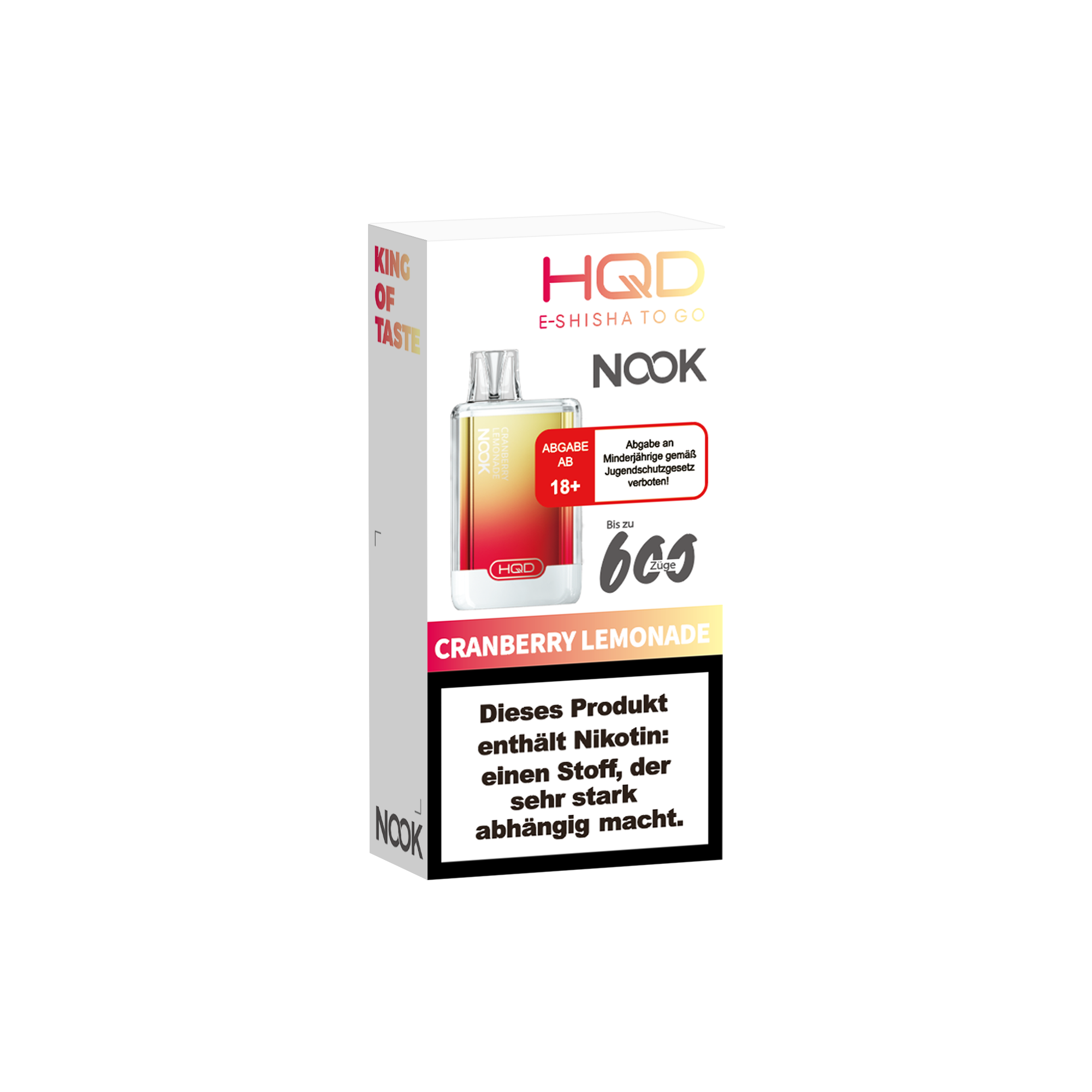 HQD NOOK Cranberry Lemonade