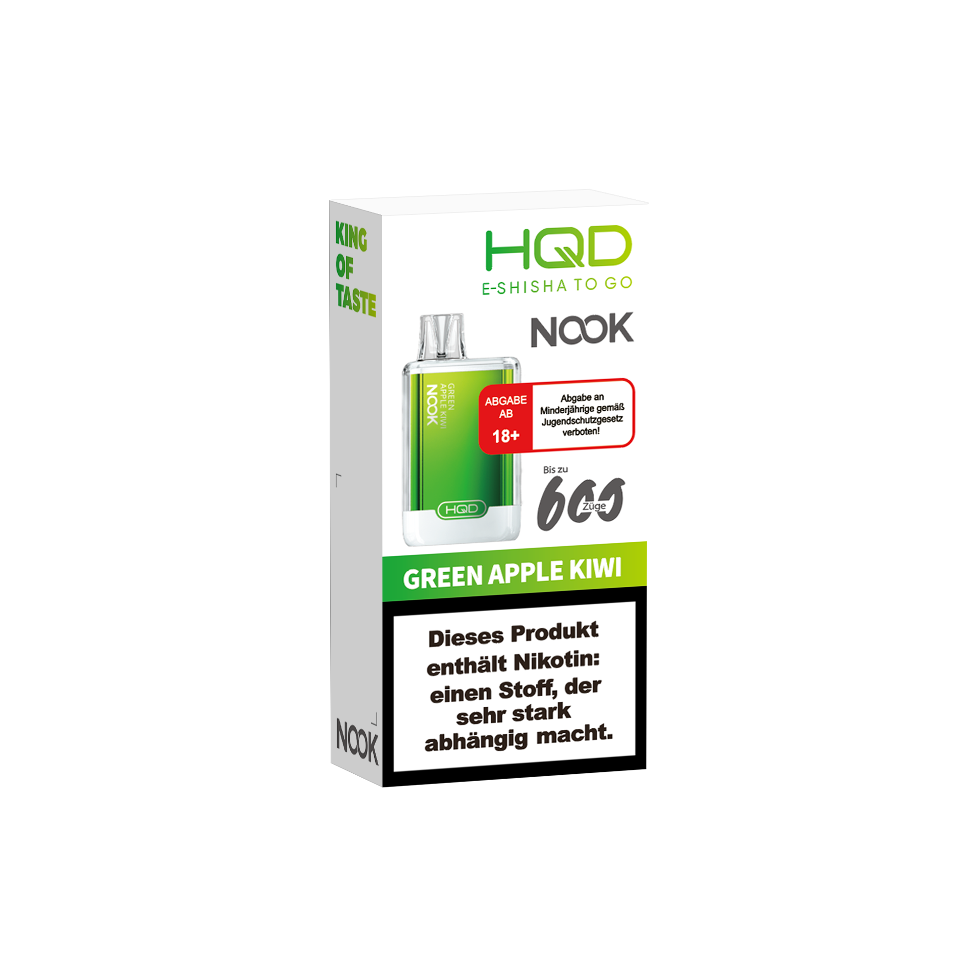 HQD NOOK Green Apple Kiwi