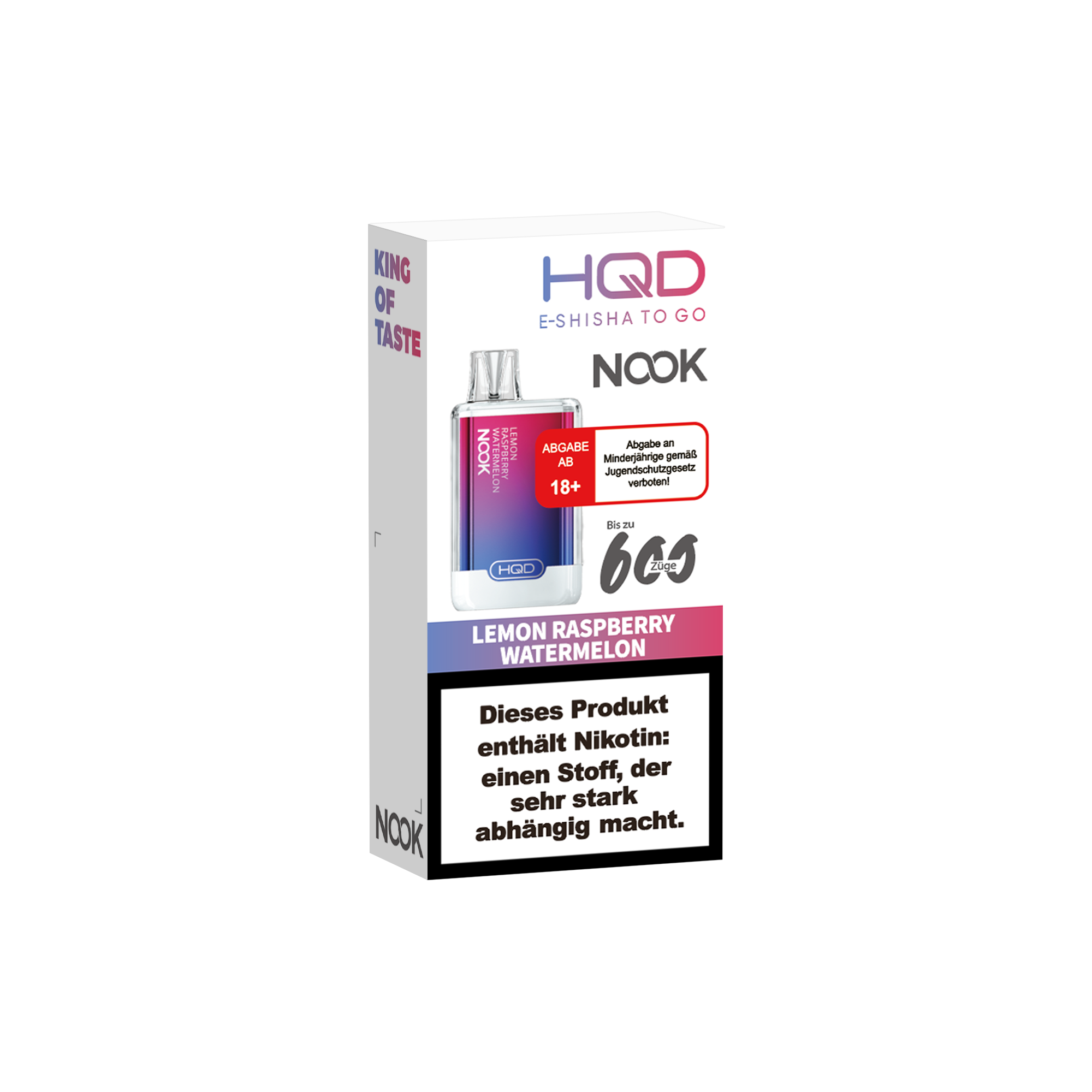 HQD NOOK Lemon Raspberry Watermelon