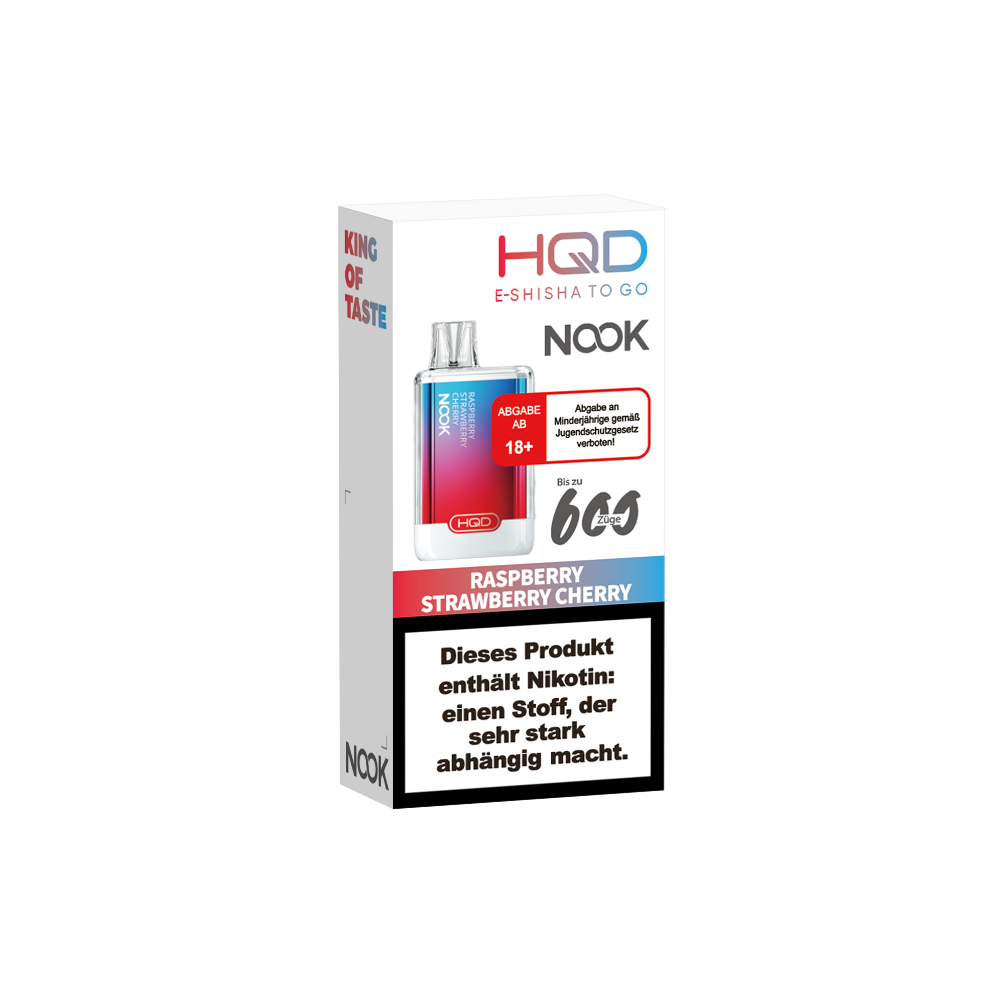HQD NOOK Raspberry Strawberry Cherry