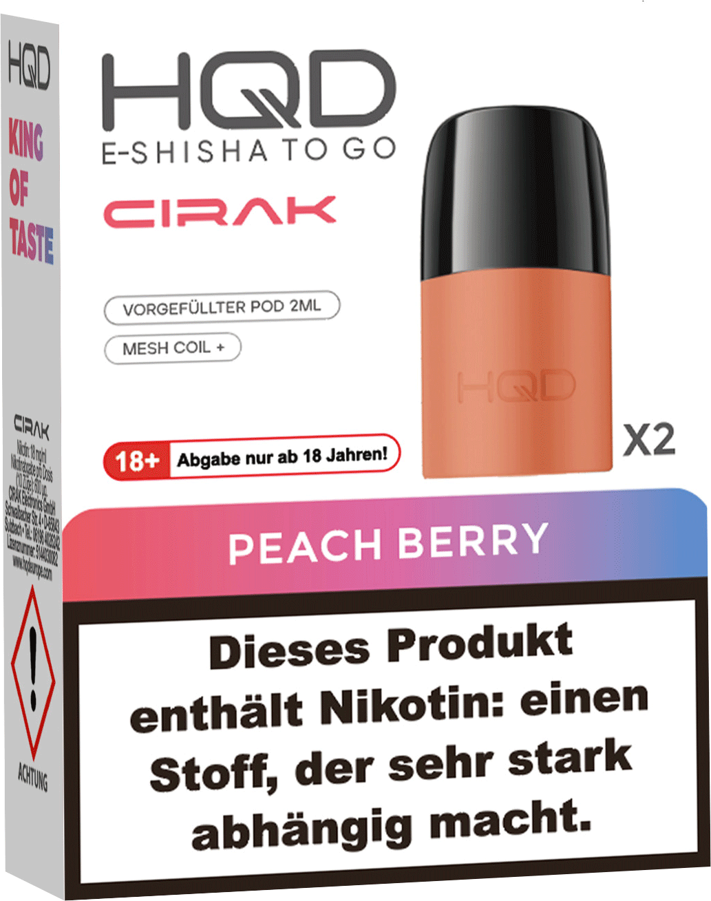 HQD Cirak Peach Berry