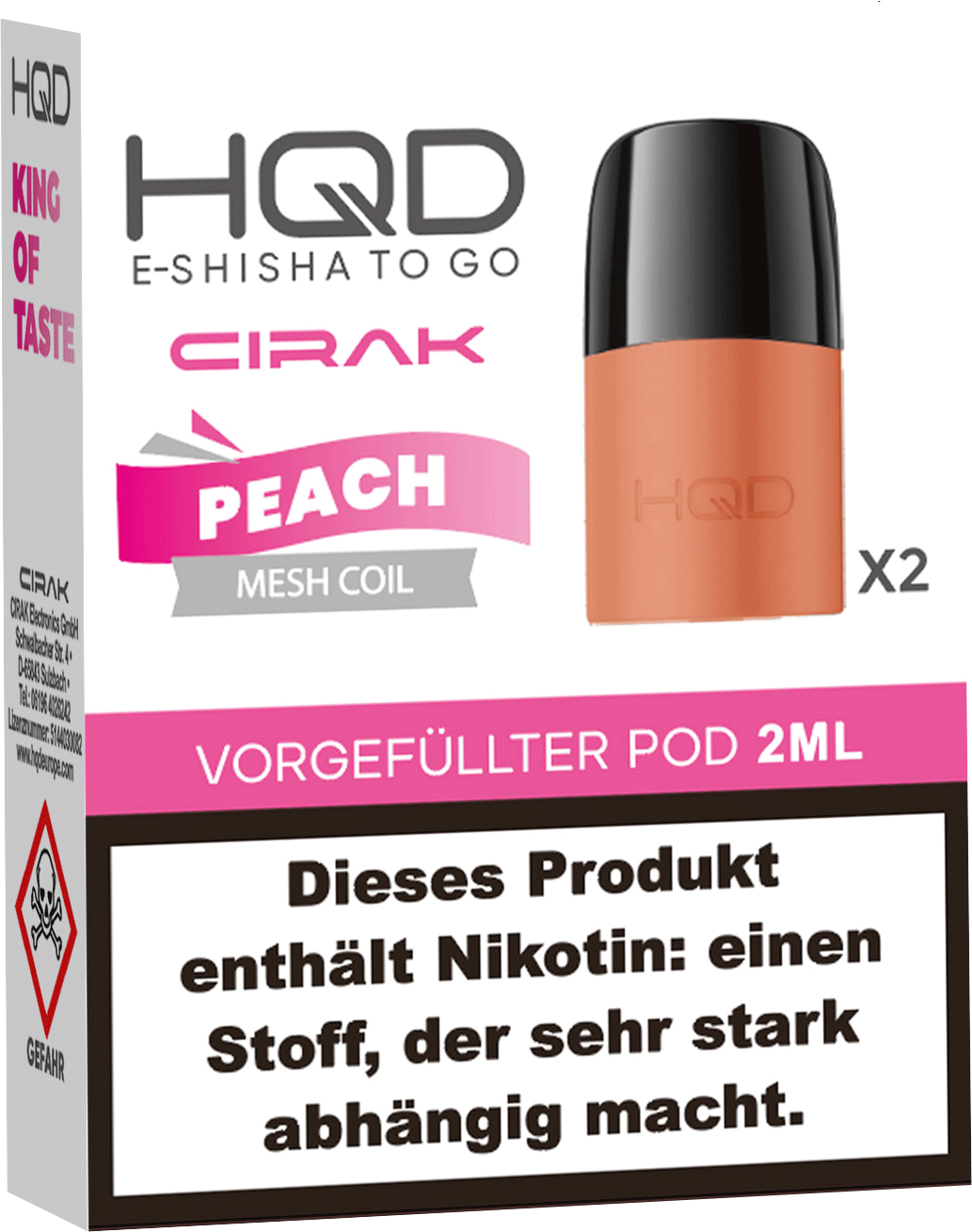HQD Cirak Peach