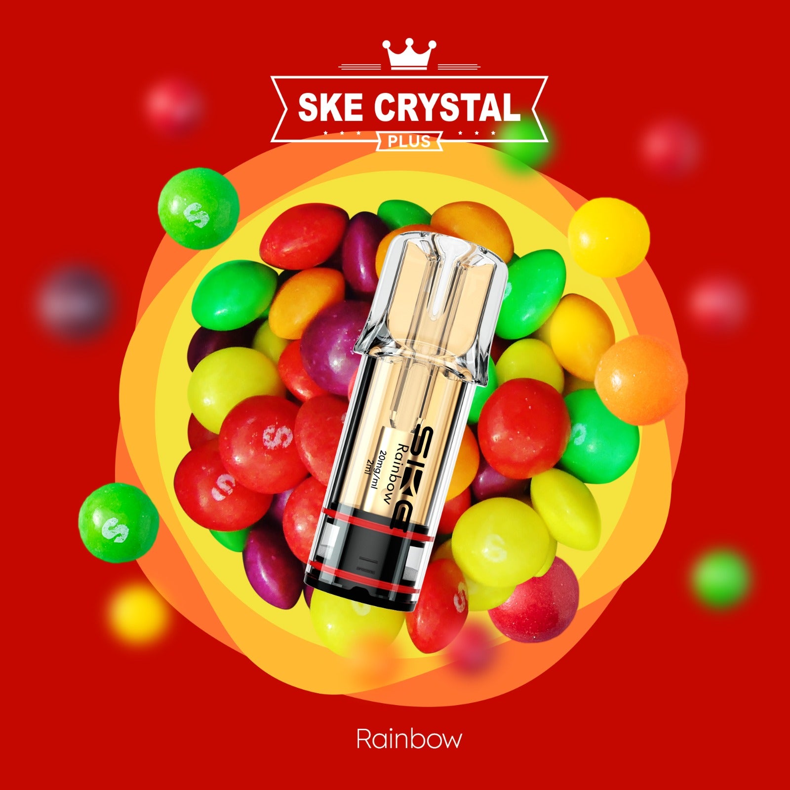 SKE Crystal Plus - Prefilled Pod Rainbow (2er Pack)