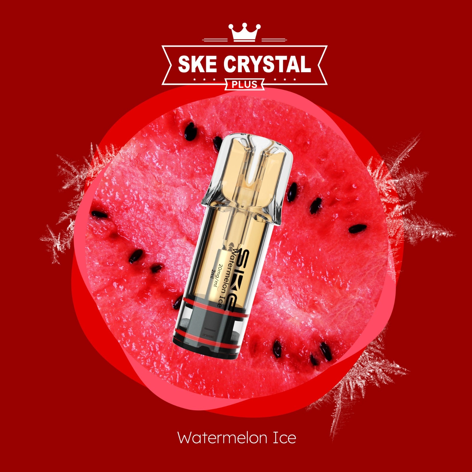 SKE Crystal Plus - Prefilled Pod Watermelon Ice (2er Pack)