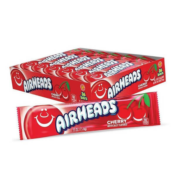 Airheads Cherry Kaubonbon – fruchtig-kirschiges Kaubonbon aus Amerika
