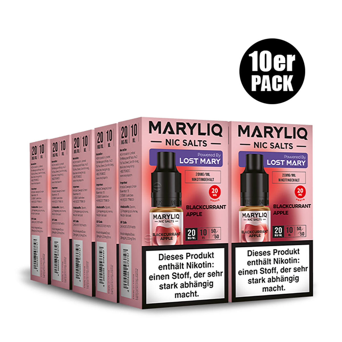 ELF BAR - Maryliq Blackcurrant Apple 20mg Nikotin