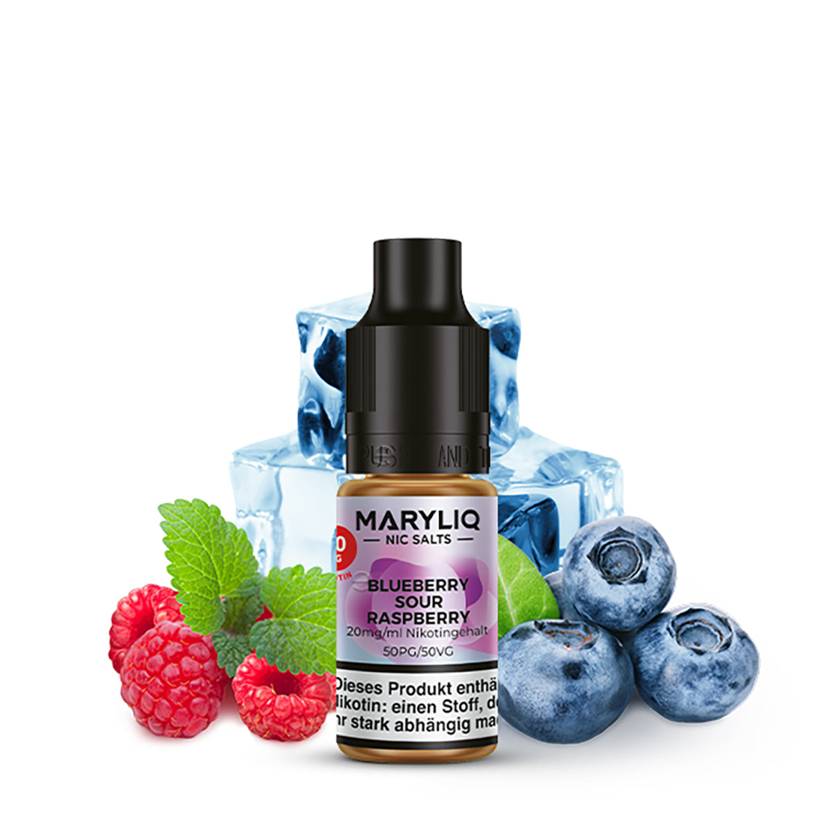 ELF BAR - Maryliq Blueberry Sour Raspberry 20mg Nikotin