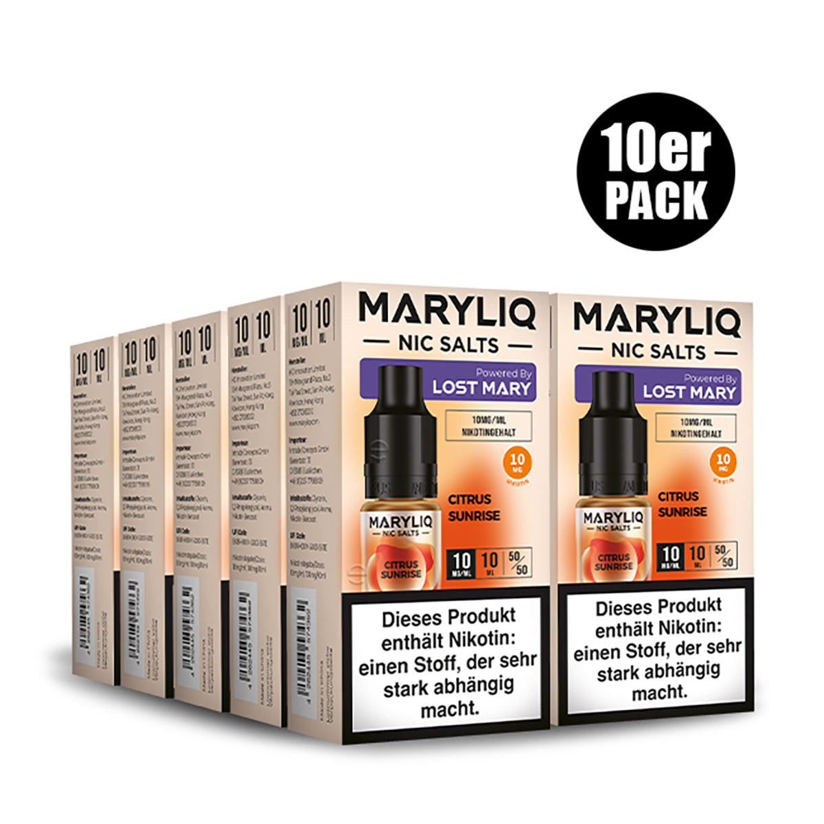 ELF BAR - Maryliq Citrus Sunrise 10mg Nikotin