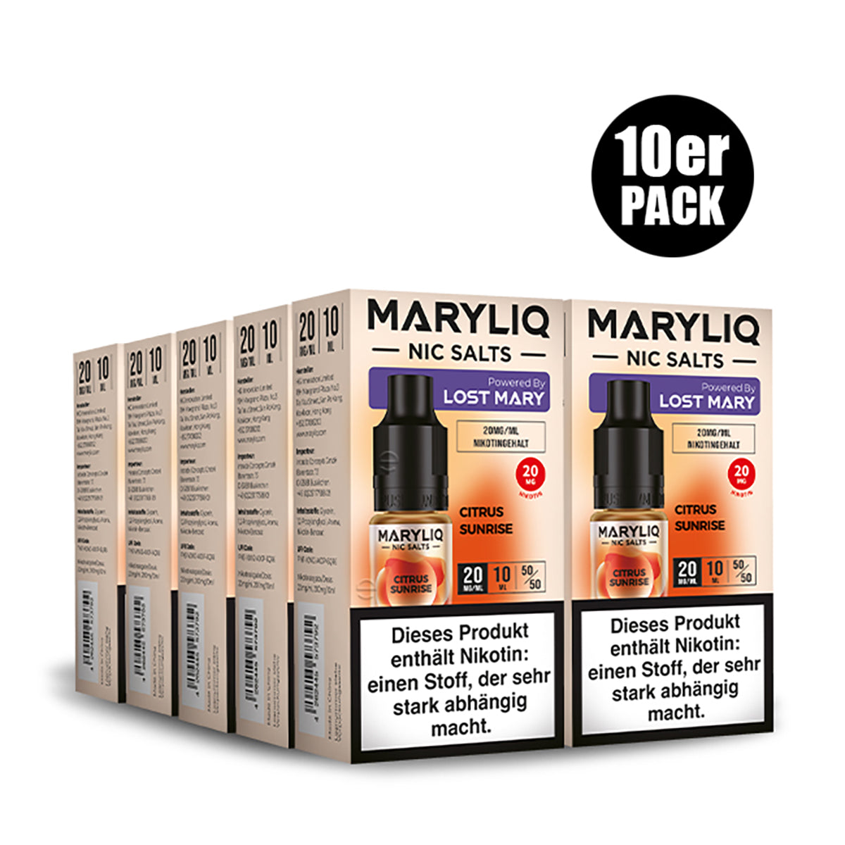 ELF BAR - Maryliq Citrus Sunrise 20mg Nikotin