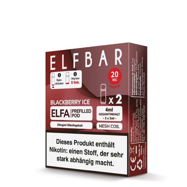 Elf Bar Elfa Pod - Blackberry Ice