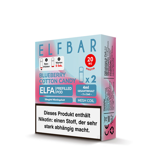 Elf Bar Elfa Pod - Blueberry Cotton Candy