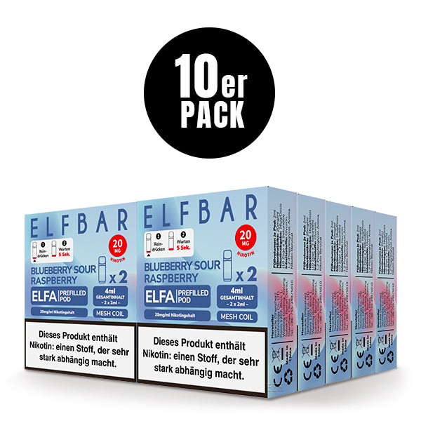 Elf Bar Elfa Pod - Blueberry Sour Raspberry