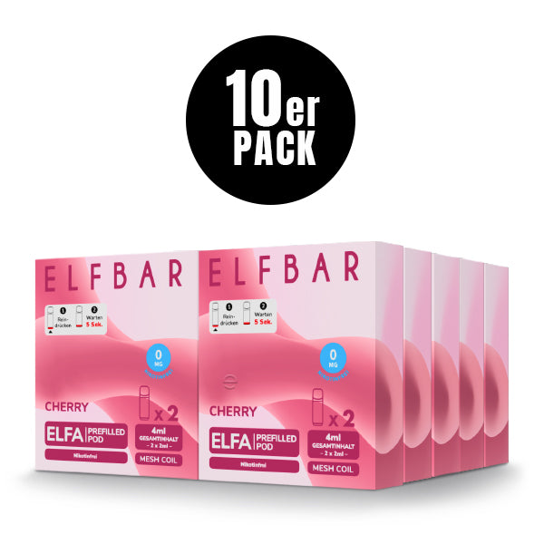 Elf Bar Elfa Pod - Cherry 0mg (OHNE NIKOTIN)