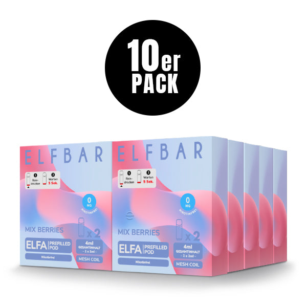 Elf Bar Elfa Pod - Mix Berries 0mg (OHNE NIKOTIN)