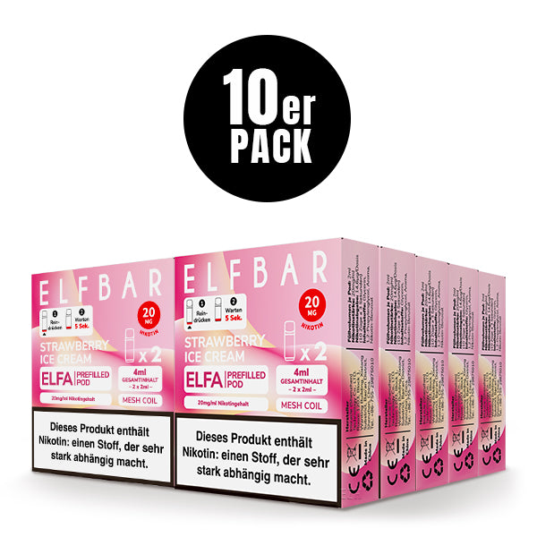 Elf Bar Elfa Pod - Strawberry Ice Cream
