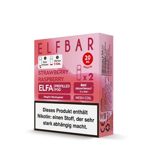 Elf Bar Elfa Pod - Strawberry Raspberry