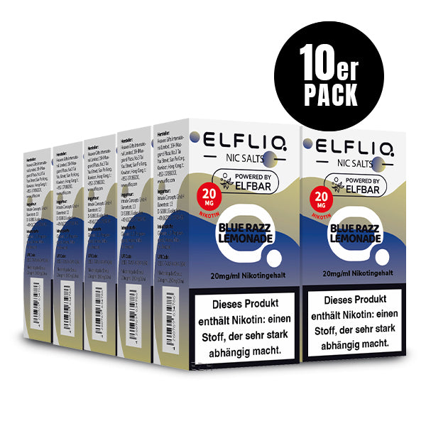 ELF BAR - Elfliq Blue Razz Lemonade - 10ML - 20MG/ML - NIKOTINSALZ