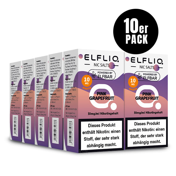 ELF BAR - Elfliq Pink Grapefruit - 10ML - 10MG/ML - NIKOTINSALZ
