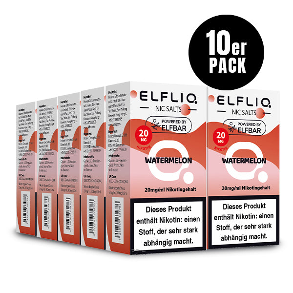 ELF BAR - Elfliq Watermelon - 10ML - 20MG/ML - NIKOTINSALZ