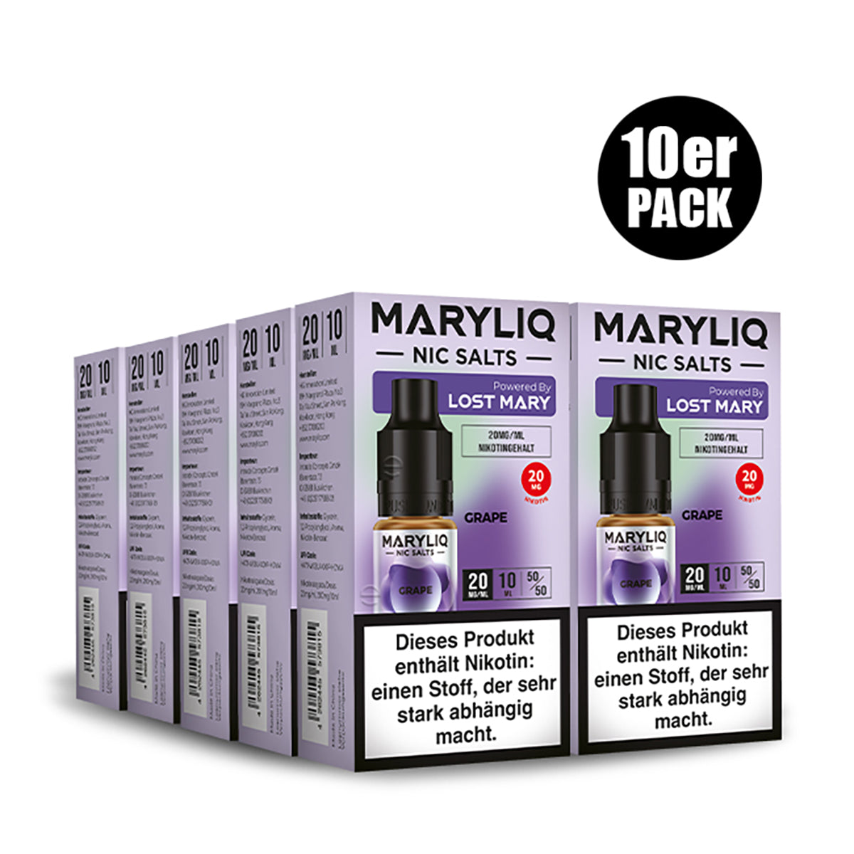 ELF BAR - Maryliq Grape 20mg Nikotin