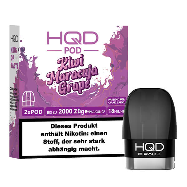 HQD Cirak 2 Pod - Kiwi Maracuja Grape