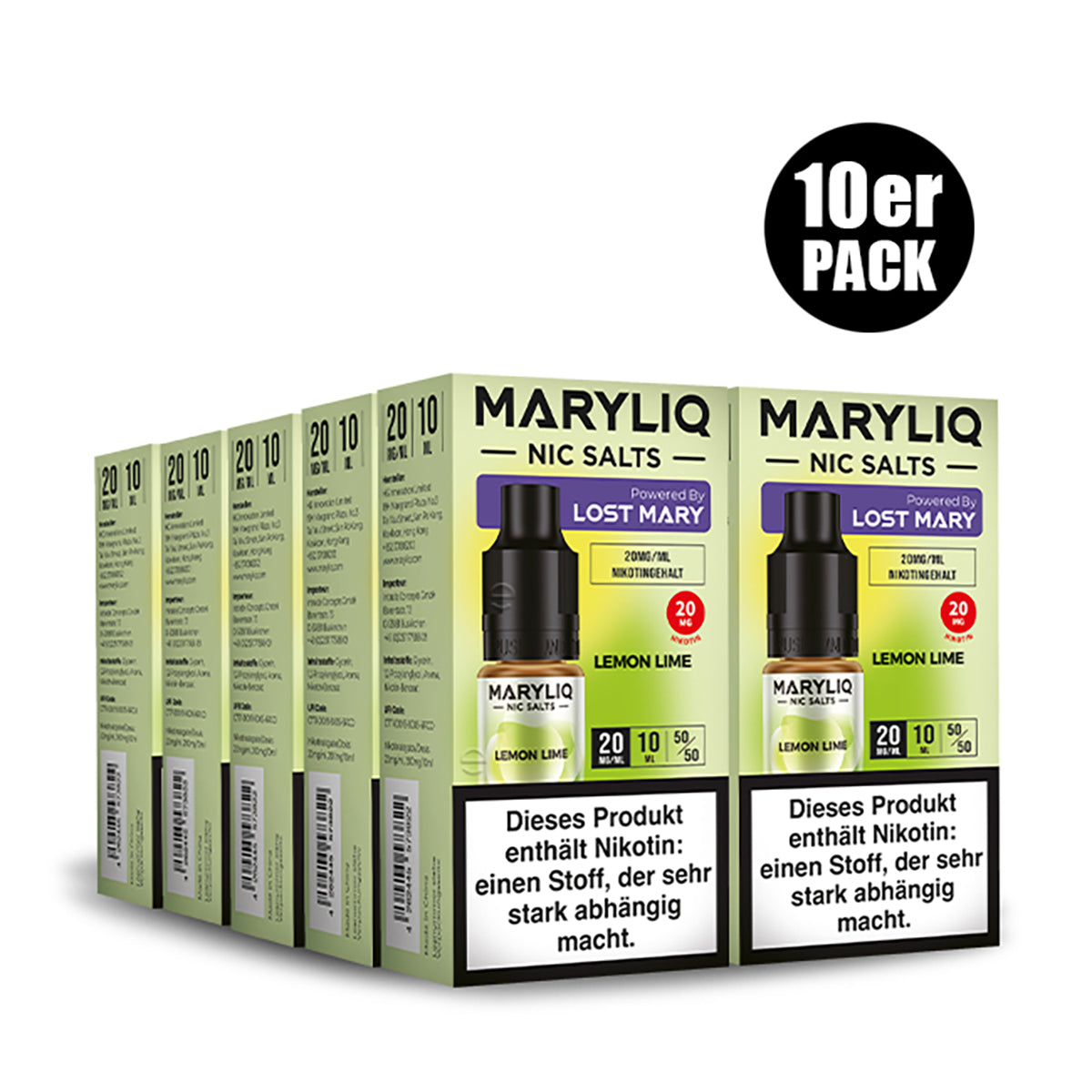 ELF BAR - Maryliq Lemon Lime 20mg Nikotin