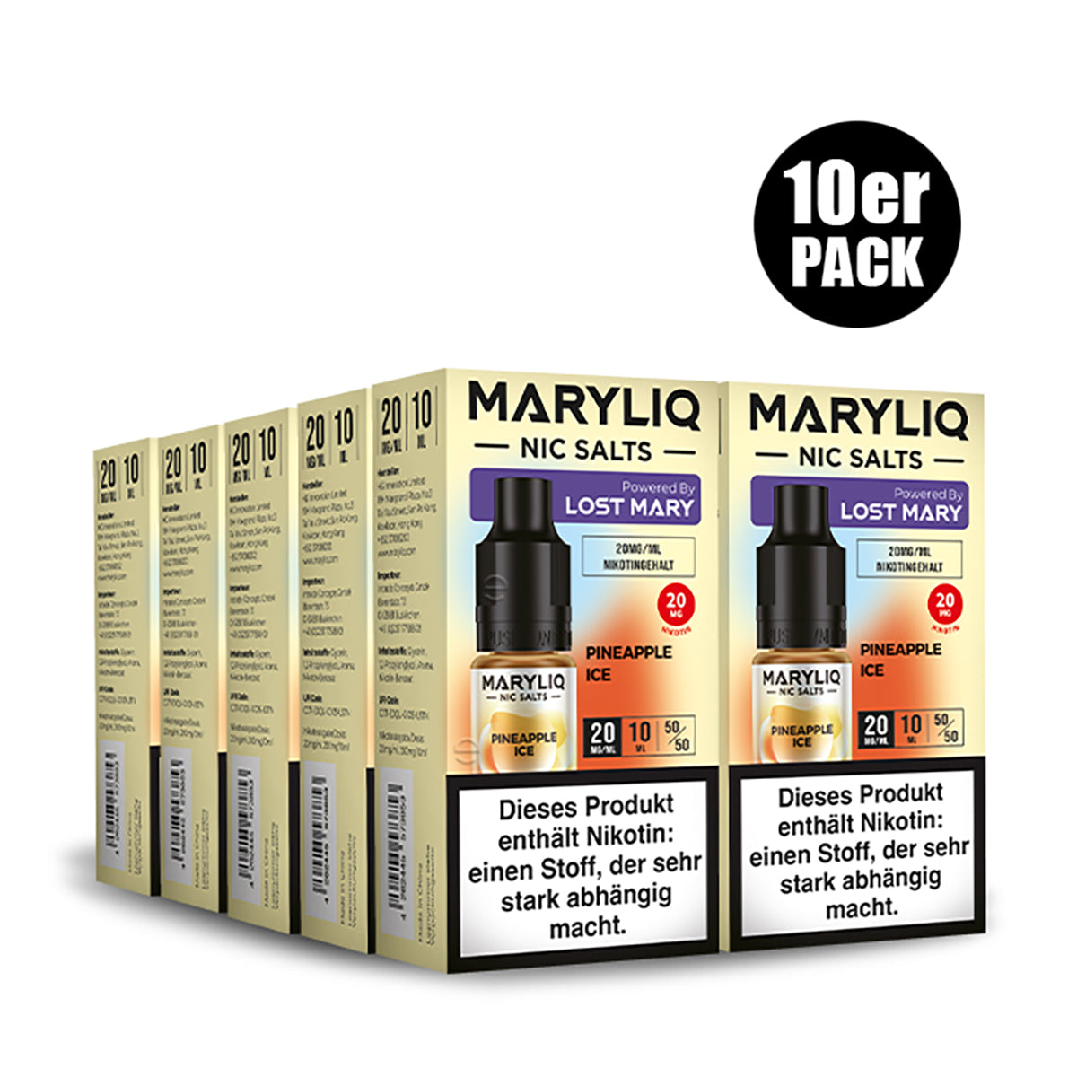 ELF BAR - Maryliq Pineapple Ice 20mg Nikotin