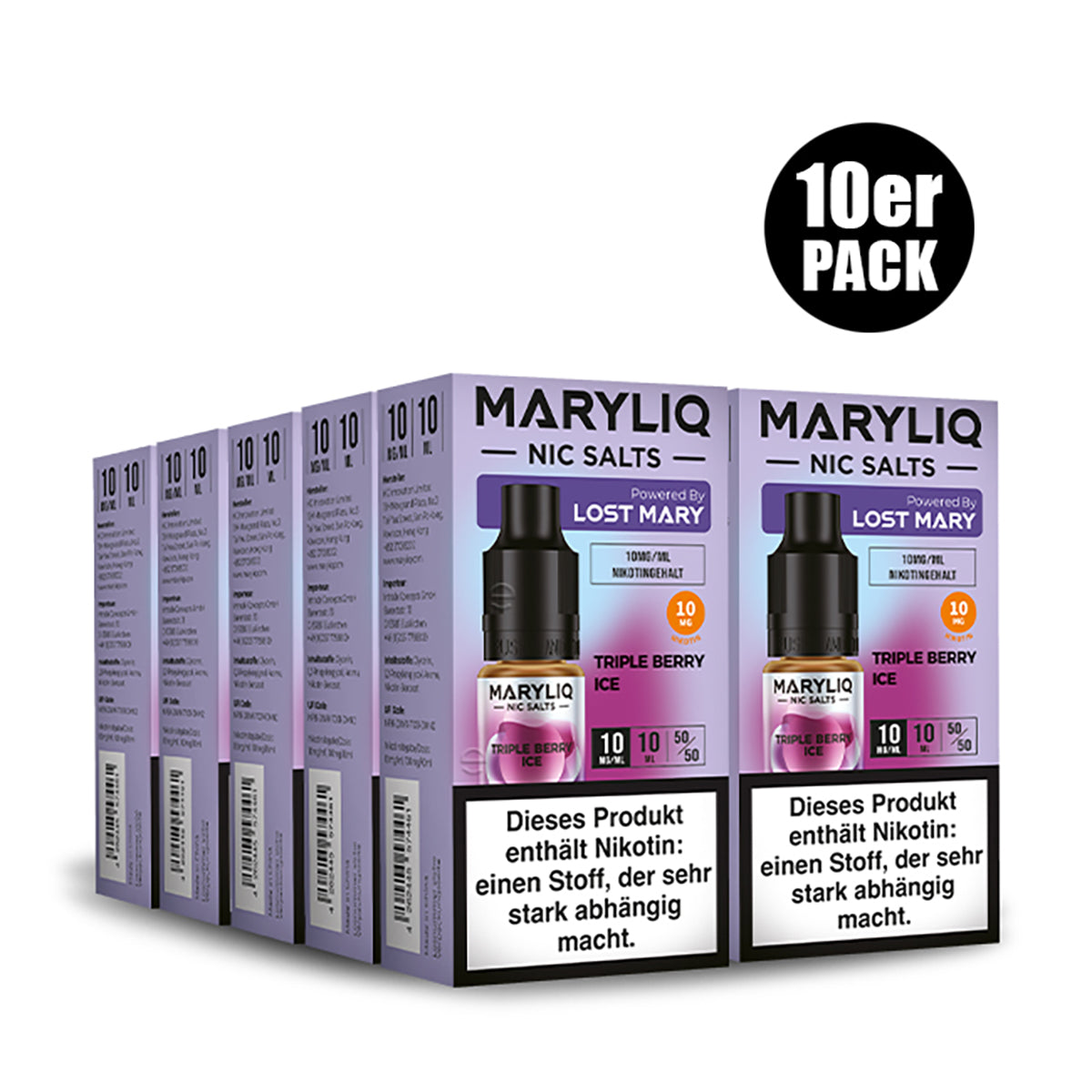 ELF BAR - Maryliq Triple Berry Ice 10mg Nikotin