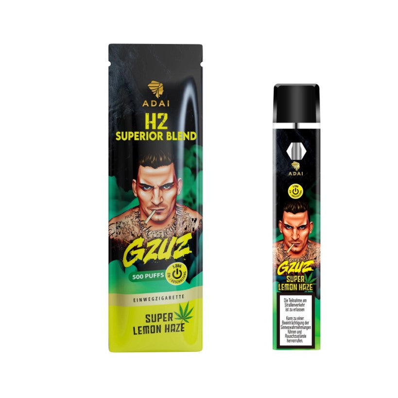 GZUZ - H2 Superior Blend Vaporizer Super Lemon 1ml