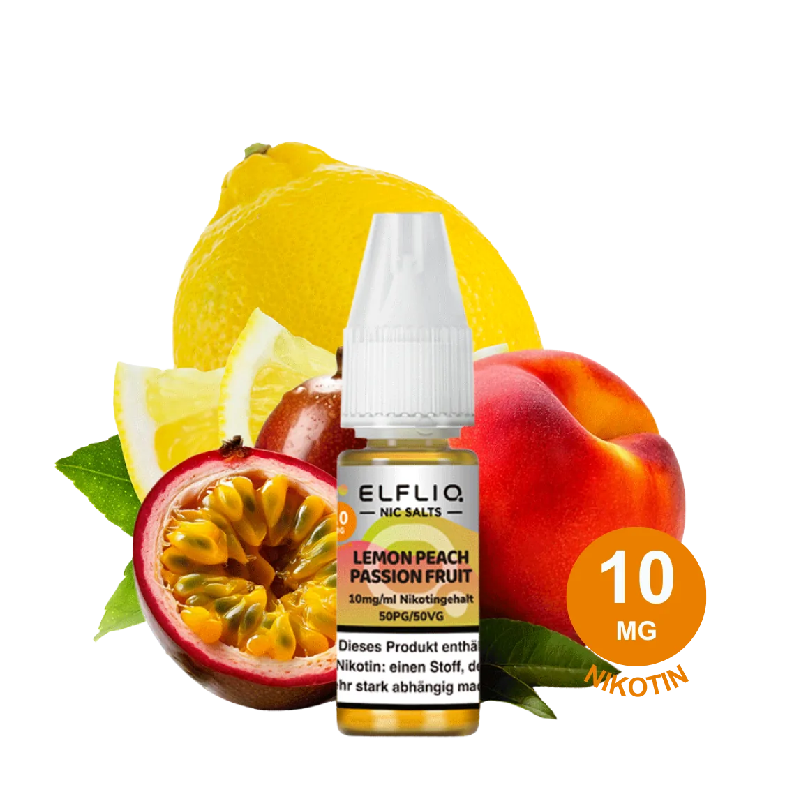 ELF BAR - Elfliq *NEU* Lemon Peach Passionfruit - 10mg Nikotin