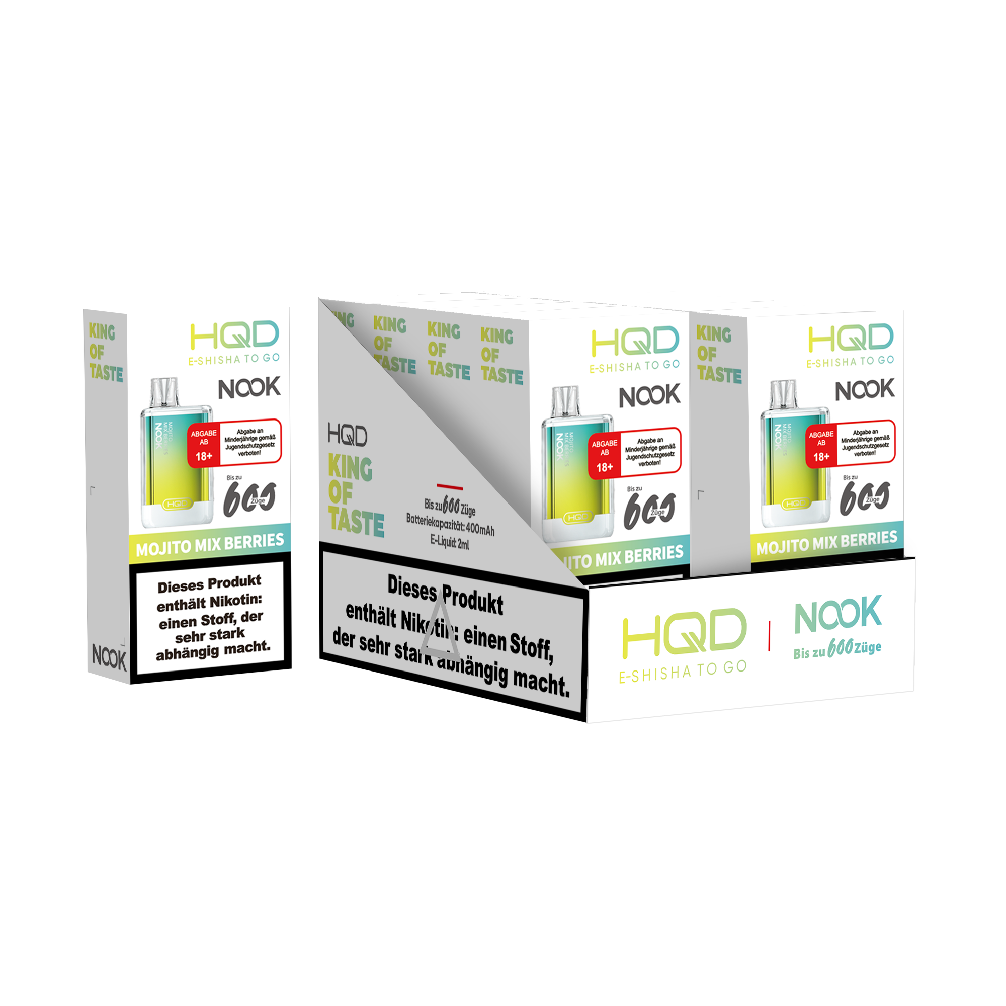 HQD NOOK Mojito Mix Berries