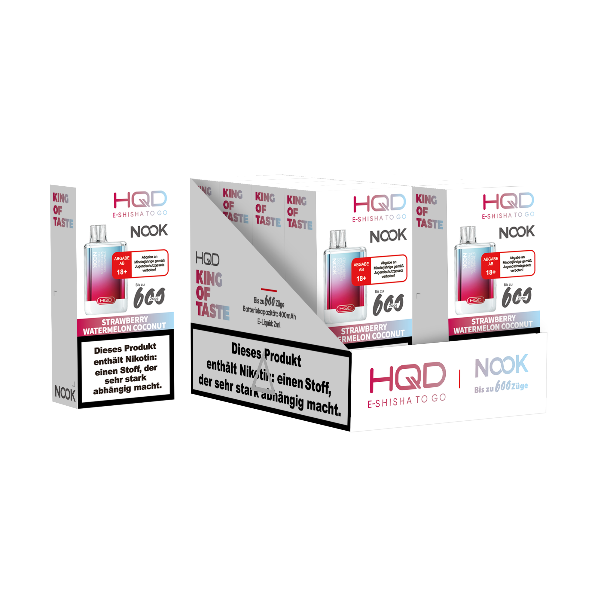 HQD NOOK Strawberry Watermelon Coconut