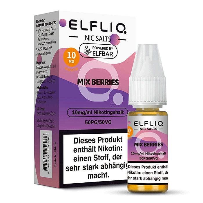 ELF BAR - Elfliq *NEU* Mixed Berries - 10mg Nikotin