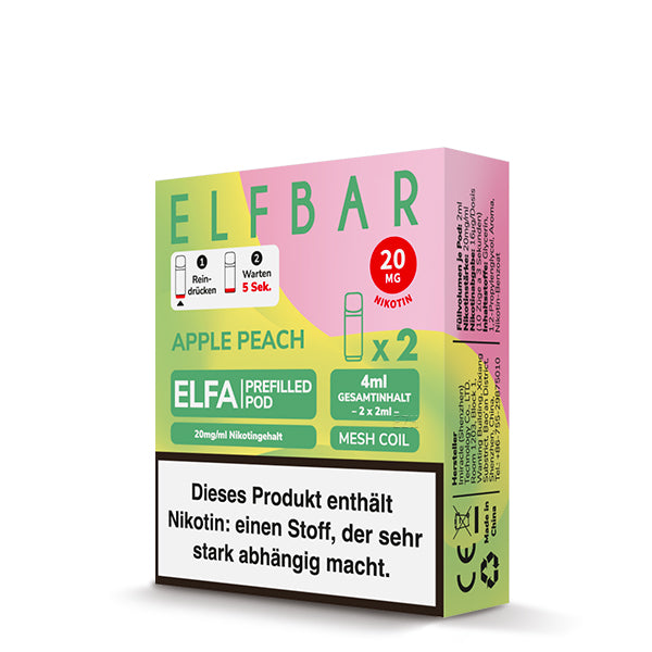 Elf Bar Elfa Pod - Apple Peach