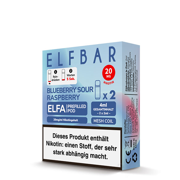Elf Bar Elfa Pod - Blueberry Sour Raspberry