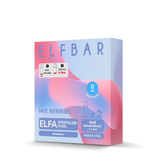 Elf Bar Elfa Pod - Mix Berries 0mg (OHNE NIKOTIN)
