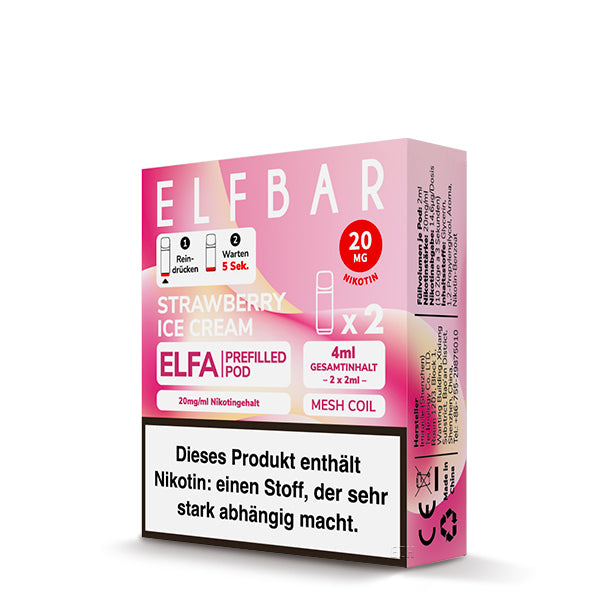 Elf Bar Elfa Pod - Strawberry Ice Cream