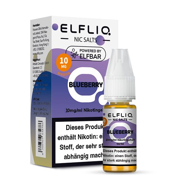 ELF BAR - Elfliq Blueberry Sour Raspberry - 10ML - 10MG/ML - NIKOTINSALZ