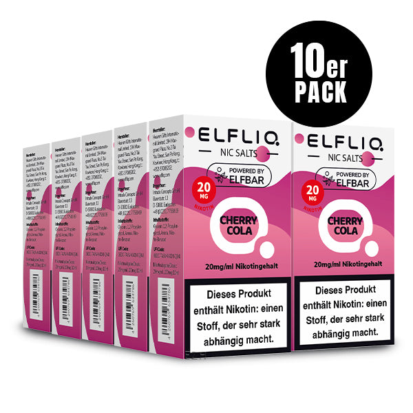 ELF BAR - Elfliq Cherry Cola - 10ML - 20MG/ML - NIKOTINSALZ