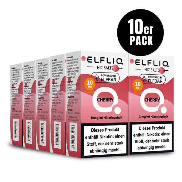 ELF BAR - Elfliq Cherry - 10ML - 10MG/ML - NIKOTINSALZ