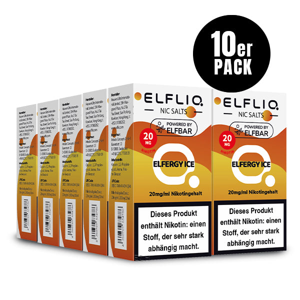 ELF BAR - Elfliq Elfergy Ice - 10ML - 20MG/ML - NIKOTINSALZ