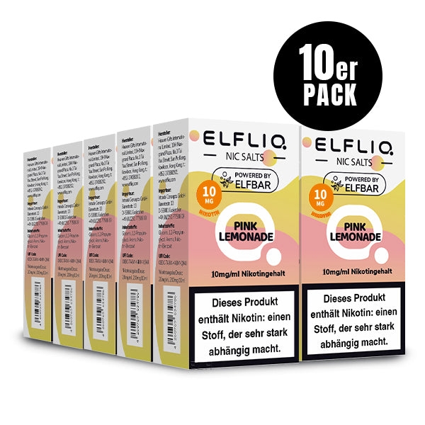 ELF BAR - Elfliq Pink Lemonade - 10ML - 10MG/ML - NIKOTINSALZ