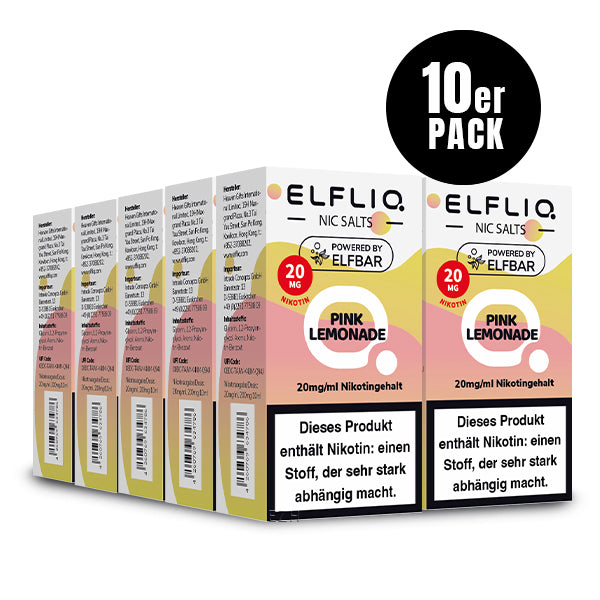 ELF BAR - Elfliq Pink Lemonade - 10ML - 20MG/ML - NIKOTINSALZ