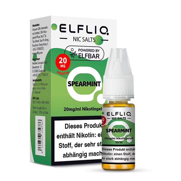ELF BAR - Elfliq Spearmint - 10ML - 20MG/ML - NIKOTINSALZ
