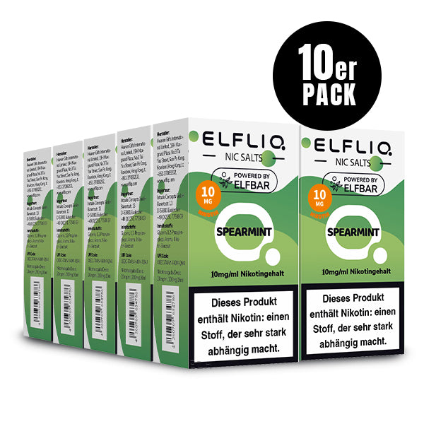 ELF BAR - Elfliq Spearmint - 10ML - 10MG/ML - NIKOTINSALZ