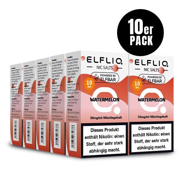 ELF BAR - Elfliq Watermelon - 10ML - 10MG/ML - NIKOTINSALZ