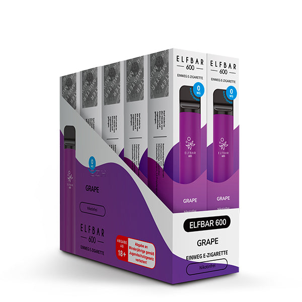 ELFBAR V1 - (ohne Nikotin) Grape-0mg